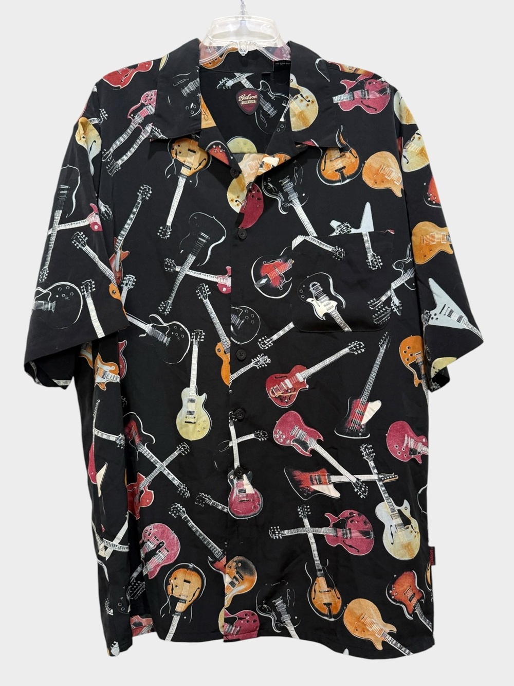Gibson Tour Wear Guitar Button Up Shirt XXL